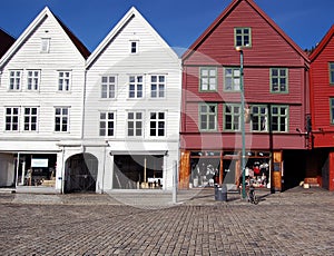 Historic houses in Bergen