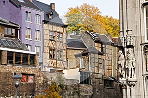 Historic houses, Liege, Belgium
