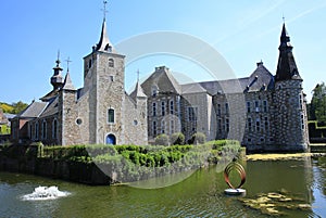 The historic Jehay Castle, Belgium
