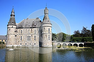 The historic Jehay Castle, Belgium