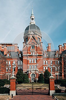 The historic Johns Hopkins Hospital Building in Baltimore, Maryland