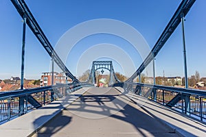 Historic Kaiser Wilhelm bridge in Wilhelmshaven