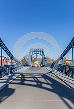 Historic Kaiser Wilhelm bridge in Wilhelmshaven