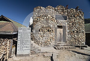 Historic Khonoma Fort at Khonoma Village,Nagaland,India