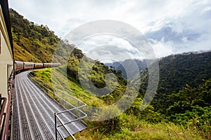 Historic Kuranda Scenic Railway in Australia