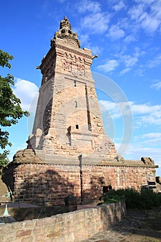 The historic Kyffhaeuser Monument in Thueringen, Germany