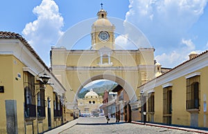 Santa Catalina Arch in Antigua, Guatemala. photo