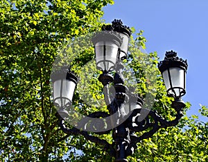 Historic lantern in Caceres - Spain