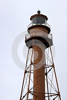 This historic lighthouse eas built many years ago.