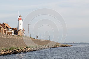 Historic lighthouse of Urk, the Netherlands photo