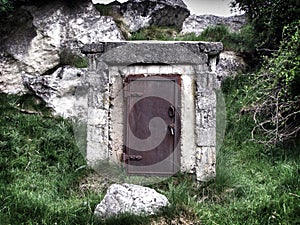 Historic Limestone Mine Structure - Mt. Somers, Canterbury, New Zealand