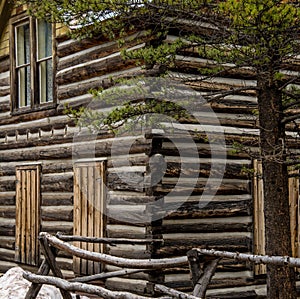 Historic Log Cabin in Colorado