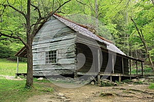 Historic Log Cabin in the Smokey Mountains