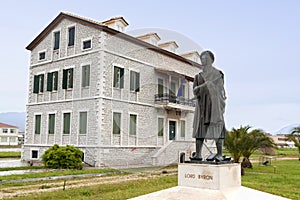 Historic Lord Byron's house at Greece photo