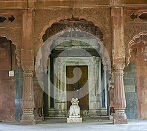 Historic Lord Shiva Temple inside the Cenotaphs or Chatris of Holkar Rulers at Kishanpura, Indore, Madhya Pradesh