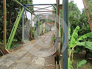 Historic lorry bridge in public open and free