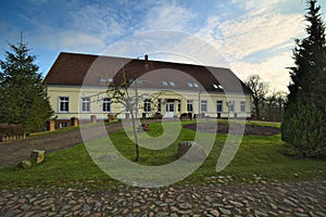 Historic manor listed as monument in Schmietkow, Mecklenburg-Vorpommern, Germany