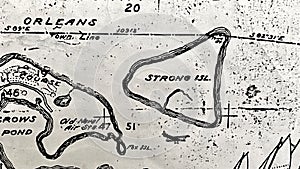 Historic Map of Chatham, Cape Cod and Pleasant Bay