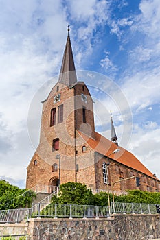 Historic Marie church in the center of Sonderborg