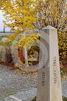 Historic Marker Border Treaty