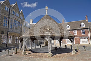 Historic Market Place, Oakham, England.