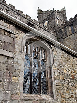 Historic medieval cartmel priory in cumbria now the parish church of st micheal and mary