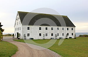 Historic merchant's store in Smygehuk, Sweden photo