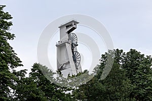 Historic mining tower gelsenkirchen germany