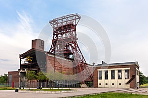 Historic mining tower gelsenkirchen germany