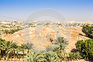 Historic and modern city of Jericho, Palestine