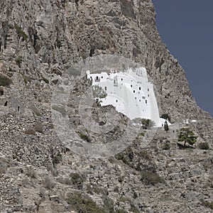 Historic monastery on cliffs
