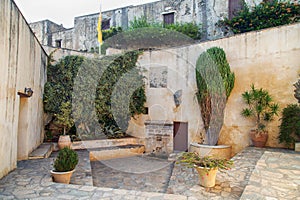 Historic monastery Of Preveli (Crete)