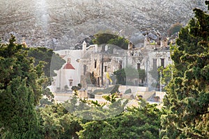 Historic monastery Of Preveli (Crete)