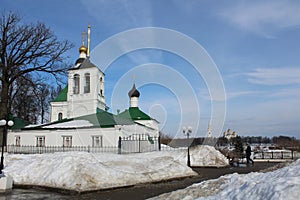 Historic monument Orthodox church of Vladimir city - The Golden Ring travel itinerary Russia