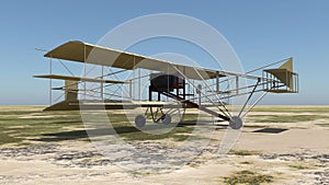 Historic motor plane from 1911