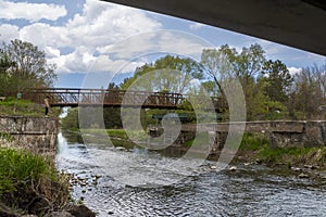 Historic Never-Used Swing Bridge in Ontario