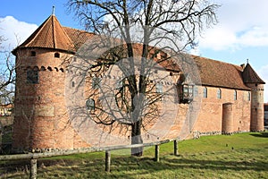 Historic Nyborg Castle on Funen Island, Denmark