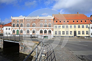 Historic Nyborg on Funen Island, Denmark