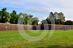 Historic Old City Walls, Lucca, Tuscany, Italy