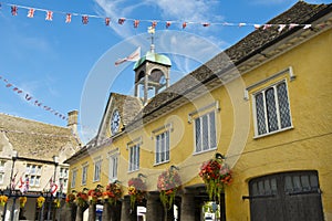 Historic old Market Hall in Tetbury, Gloucestershire, UK photo