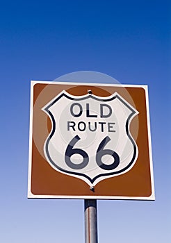 Historic Old Route 66 Sign