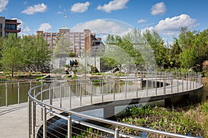 Old Fourth Ward Park with Ponce City Market in the background photo