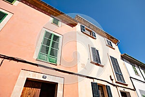 Historic old town of Alcudia, Mallorca Spain