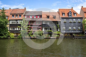 The historic old town of Bamberg on the River Regnitz