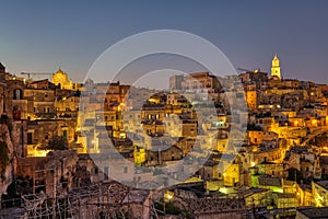 The historic old town of Matera
