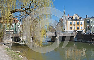 Historic old town of munich district furstenfeldbruck