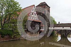 The historic old town of Nuremberg