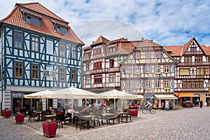 historic old town of Schmalkalden in Thuringia