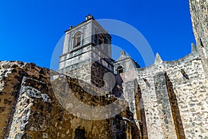 The Historic Old West Spanish Mission Concepcion, Established 1716, San Antonio, Texas.