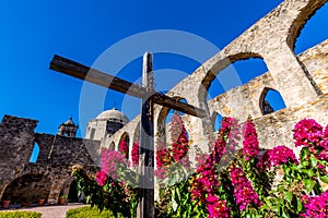 The Historic Old West Spanish Mission San Jose, Founded in 1720, photo